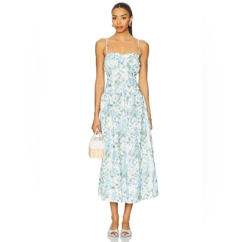 ASTR the Label Women's Capria Pleated Midi Dress size XL